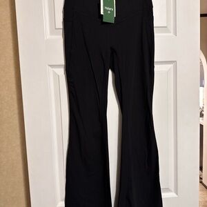 HALARA Women's Black Flare Leggings